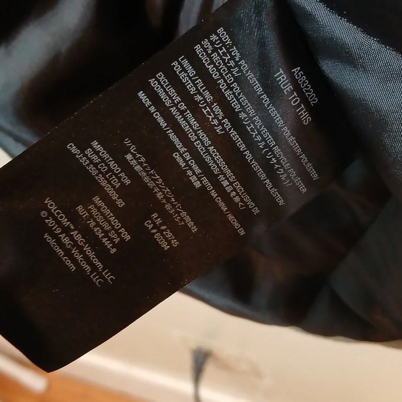 VOLCOM Bowered Fleece Long Sleeve with brick pattern in green size medium - Picture 12 of 12